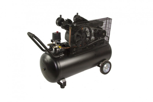 Компрессор AEROMAX 380/100 масляный, ременной 2.2 кВт / 220V 380л/мин FOXWELD