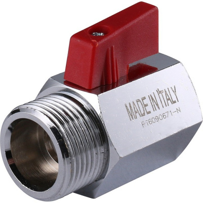 Кран шаровой  МИНИ  3/4" резьба внутренняя - наружная STOUT SVB-0022-000020