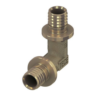 TECEflex Угол латунный 90°, 63 x 63, аксиальный фитинг 767063