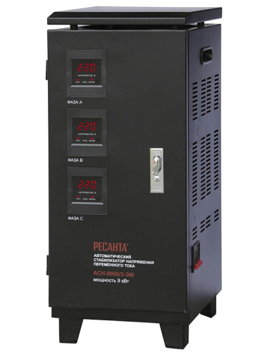 Стабилизатор трехфазный АСН- 9 000/3-ЭМ РЕСАНТА