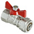 Кран шаровый под обжим, рукоятка бабочка 16х1/2 вн.  VALTEC  VT.342.N.1604