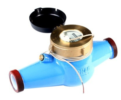 Счетчик воды ВКМ-40М ДГ (имп.вых.),для ХВС,L=300 мм ,МОКРОХОДНЫЙ,одноструйный,со сгонами ,крыльчатый