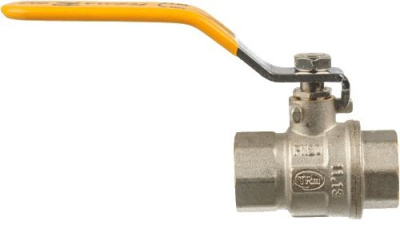 Кран шаровый для газа TERMA-R,  3/4" Внутренняя-Внутренняя резьба, рукоятка бабочка  