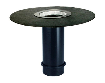 Надставной элемент HL65H DN 125  из ПП c гидроизоляционным полимербитумным полотном 500 мм