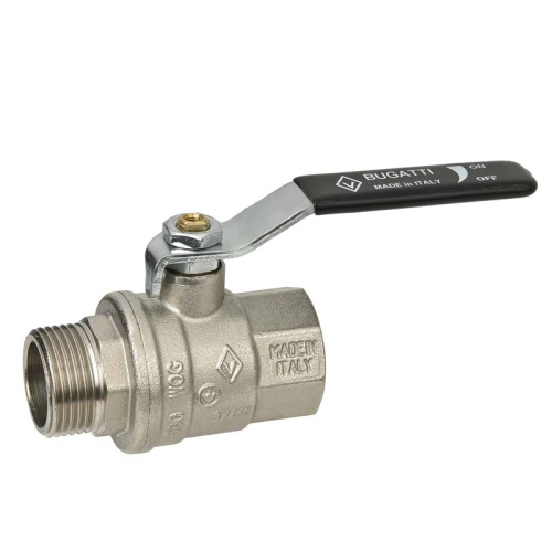 306 Кран шаровый плоская ручка 2'  наружная-наружная резьба  BUGATTI OREGON