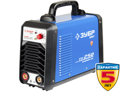 Сварочный инвертор Т3 "Эксперт" ЗУБР 250 А max,1*220 B (мин.180 В) IGBT,ПВ-60%,Горячий старт.