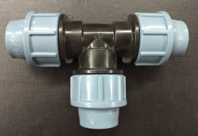 Тройник компрессионный 63  PN16 UNIDELTA равнопроходной