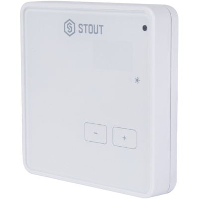 Беспроводной комнатный регулятор R-8z, белый, 230 B STE-0101-008003 STOUT