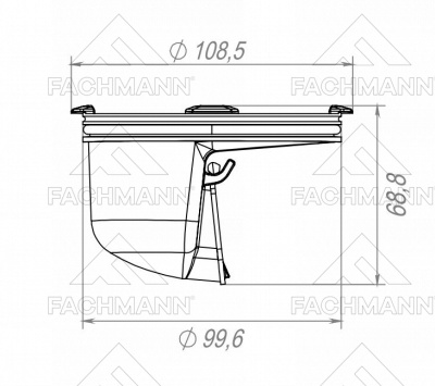 Незамерзающий гидрозатвор для трапов серии 310, 510, 520