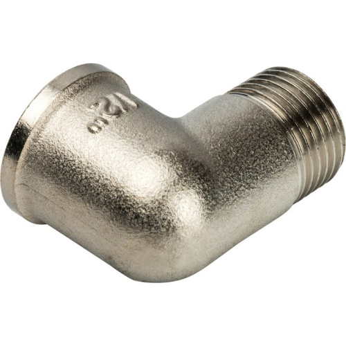 Фитинг   STOUT Угол 3/8  SFT-0012-000038 внутренняя-наружная резьба латунь никелированный