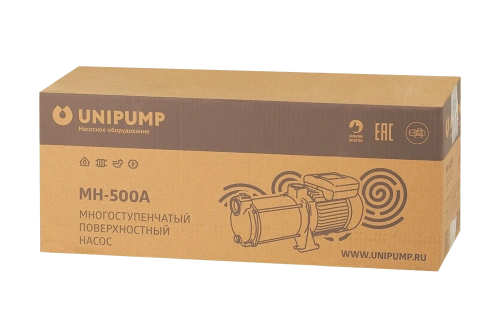 UNIPUMP MH 200 A Многоступенчатый поверхностный насос 370 Вт, 85 л/мин, 1", напор 20 метров 