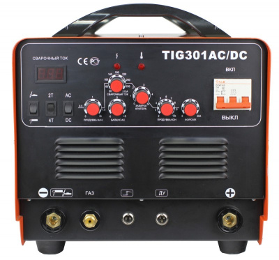 Сварочный аппарат TIG AC/DC 301 , 380V , MMA + TIG , Ток AC/DC , 20 -315А , ПН 60% 