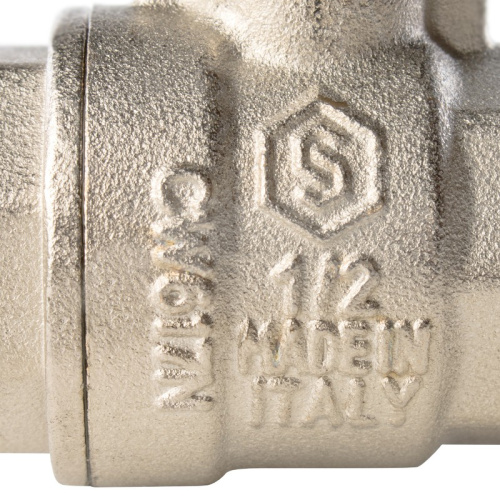 Полнопроходной кран шаровой  3/4" резьба вн.-вн., ручка бабочка STOUT Италия