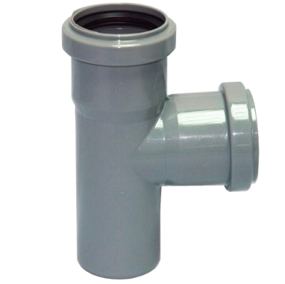 Тройник DN 50x40x50/90мм  HTEA Ostendorf (Цвет Серый)           