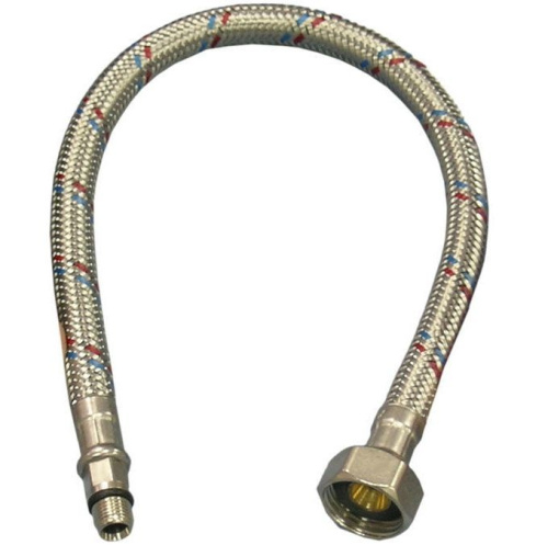 Подводка для смесителя  М10 х 18 мм - G1/2" 40 см Накидная гайка ниппель 