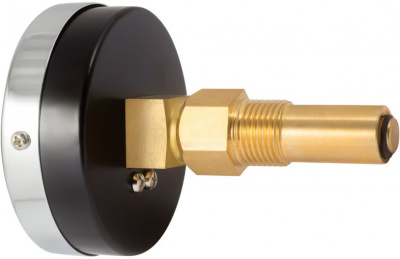 Термоманометр ТМТБ-41Т.1 Dy 100 с задним подключением 1/2", 0-25 бар 0-150*