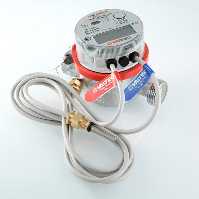 Теплосчетчик квартирный, с тахометрическим расходомером, M-BUS (на подающий тр.) 1,5 м3/час VALTEC