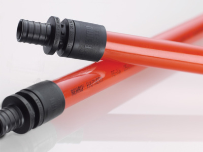 Труба DN 20 x 2.0 полиэтилен RAUTHERM S (бухта 500 м.) Цвет красный REHAU  PE-Xa