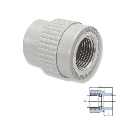 ПЕРЕХОД с внутр.резьбой 50x6/4" SZI05050XX