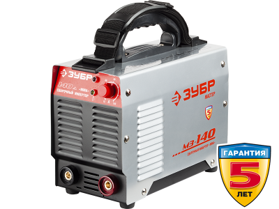 Сварочный инвертор М3 "Мастер" ЗУБР 140 А max,1*220 B (мин.180 В) IGBT,ПВ-30%,Горячий старт.