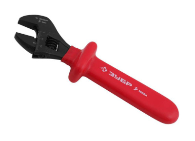 Ключ разводной диэлектрический ЗУБР ЭЛЕКТРО-ЭКСПЕРТ 25 мм / 200 мм