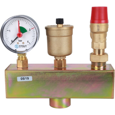 Группа безопасности котла 1" 3 бара  SVS-0004-055032 STOUT