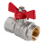 Кран шаровый ГОСТ Р 59553-2021, Бабочка рукоятка 1/2" вн.-вн. VALTEC  VT.417.N.04