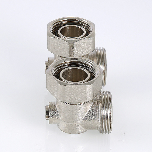 Узел для нижнего подключения  радиатора мультифлекс VALTEC угловой