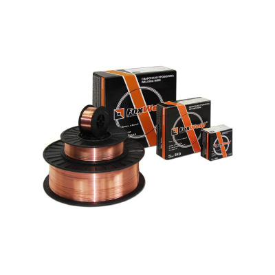 Проволока омедненная  Foxweld ER70S-6 (SG2) (ан.Св08Г2С) , d 1.2 мм , 15 кг, FERRLINE