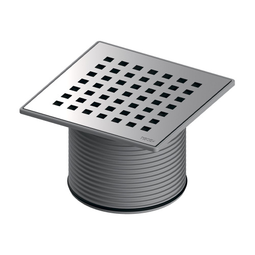 Декоративная решетка TECEdrainpoint S quadratum, 150 мм, в стальной рамке, с монтажным элементом