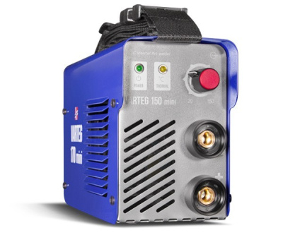 Сварочный инвертор VARTEG 150 мини , ММА , ток DC , 20-150А , ПВ 30% , электрод 1.6 - 3.2 мм								