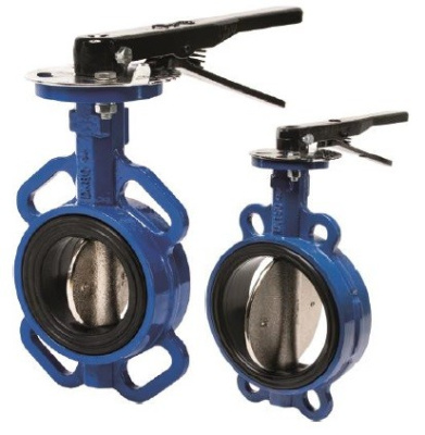 Затвор GEBO Ду100 Ру16/10 межфланцевый поворотный дисковый чугунный EN-GJS-450-10