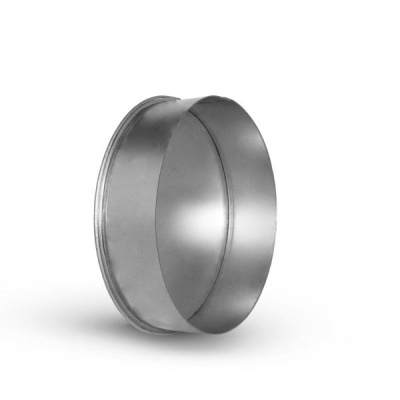 Заглушка стальная в раструб канализационная Ø 150 ч/к чёрный (круглая)