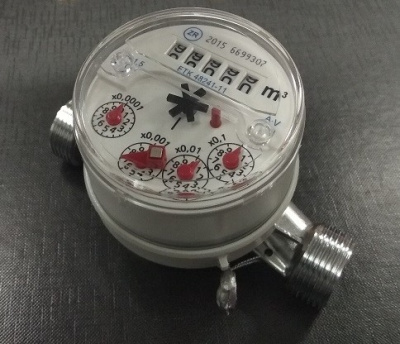 Счётчик ХВС ZENNER ETK-N-MZ,Dn15,монт.длина 110,крыльчатый,одноструйный,резьбовой