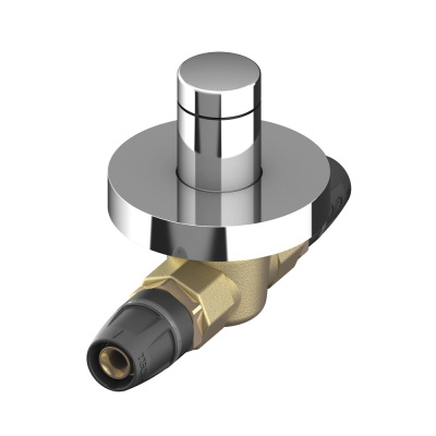 Шаровый кран скрытого монтажа 20 с колпачком TECElogo-Push 8780120