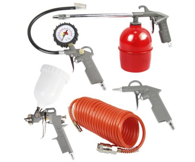 AERO Набор пневмоинструментов, 5 предметов, FOXWELD