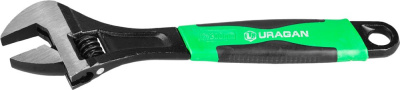 Ключ разводной URAGAN 35 мм х 300 мм,с двухкомпонентной рукояткой.