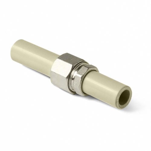 Соединение разъемное  32 * 32 PP-R Серая PA72012G полипропиленовый (фитинг) PRO AQUA