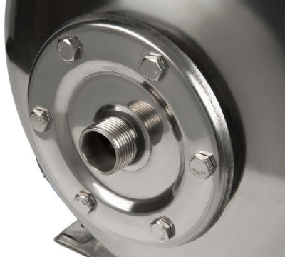 Гидроаккумулятор 24 л. горизонт. UNIPUMP из нержавеющей стали, мембрана EPDM. подкл. 1" арт. 85109