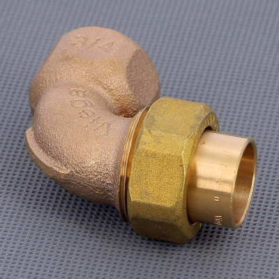 Сгон угловой медь пайка Внутренняя резьба 18x1/2'' VIEGA