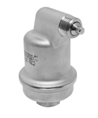 Автоматический воздухоотводчик Spirotop  1/2" резьба внутренняя, корпус и поплав нерж (10 бар/180*С)