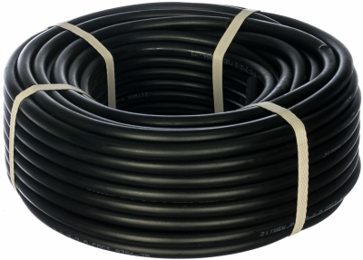 Рукав кислородный (Кислородный шланг) 111-6.3 -2.0 (черный с синей полосой,бухта 50 м)