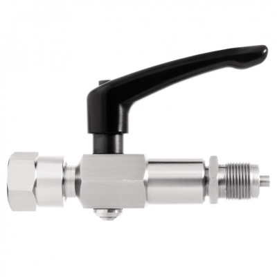 Игольчатый клапан 100 МПа  Внутренняя-Наружная резьба М20х1,5 нержавеющая сталь