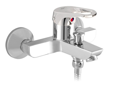 202 TREND PLUS ART  Смеситель для ванны- душ литой с настенным держ. MOFEM 