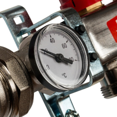 Комплект коллекторный блок с расходомерами STOUT 1"х 11 вых x 3/4" SMS 0907 000011 нерж. сталь