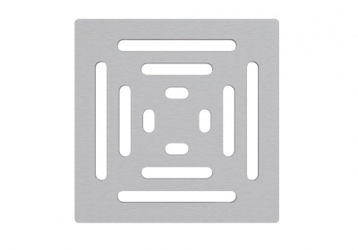 Решетка 102x102 мм для сливных трапов из нержавеющей стали MPV012 Alcaplast