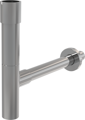 Сифон для умывальника DN32 DESIGN цельнометаллический, массивный  A402 ALCAPLAST