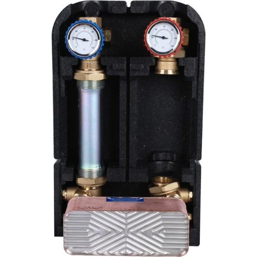 Насосная группа с теплообменником 28 пластин, без насоса в теплоизоляции