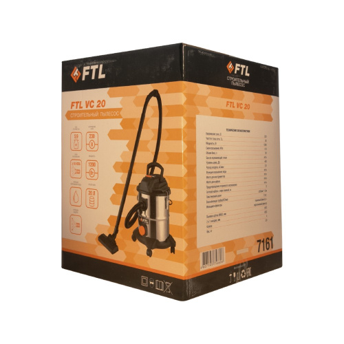 Строительный пылесос FTL VC 20 FOXWELD