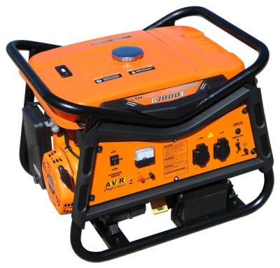 Генератор бензиновый STANDARD G7000E,220V, 6,3 кВт ,Электростарт , 14 Л/C , расход 3.3 л/ч, FOXWELD
